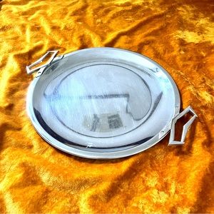 • the vtg mirrored circular vanity tray